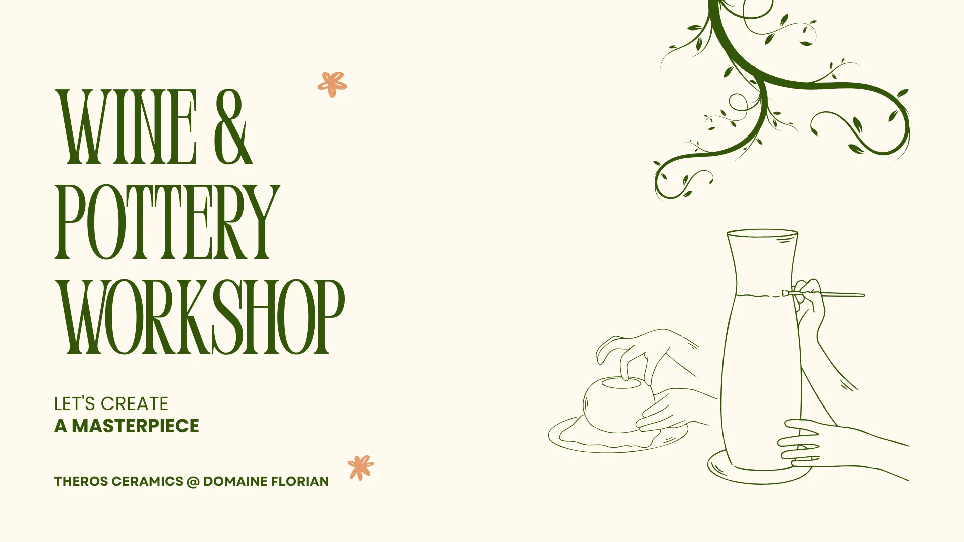 Wine & Pottery Workshop