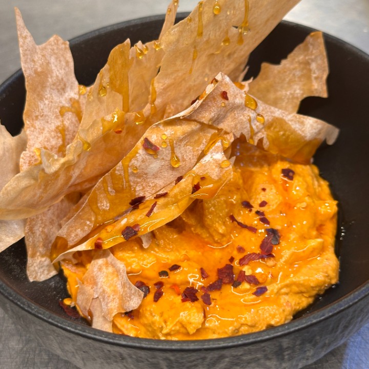 Artisanal spicy feta spread